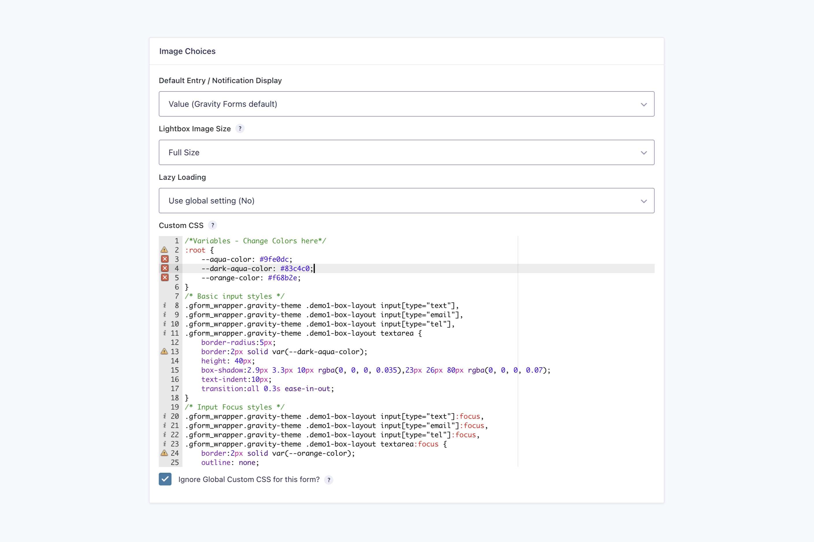 Custom Gravity Forms designs with CSS