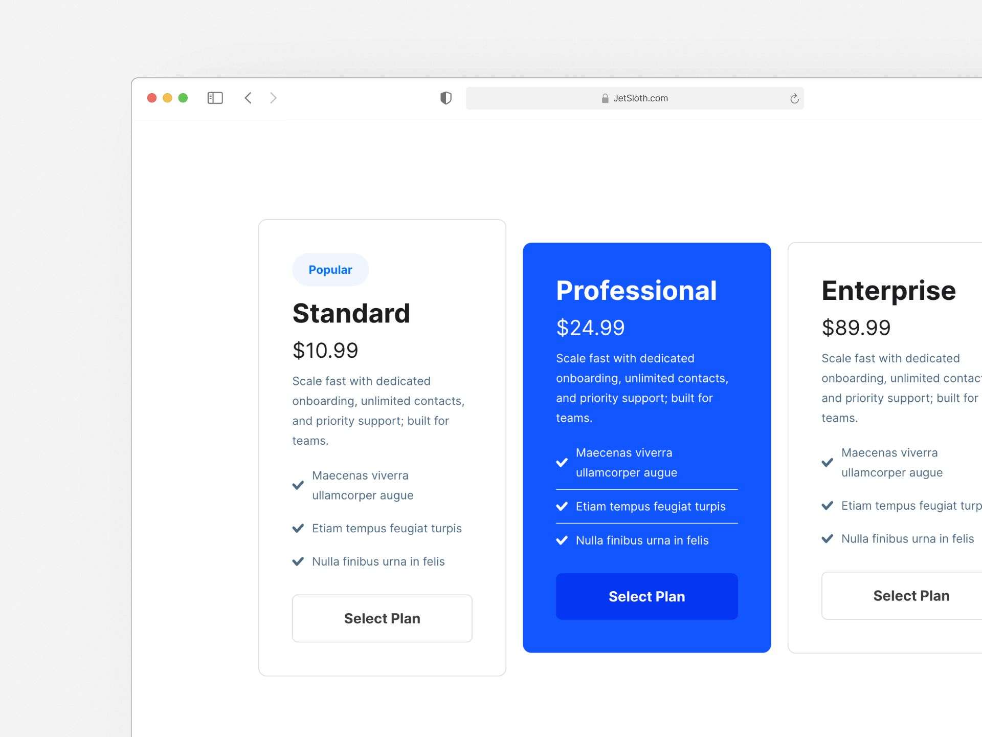 How to add pricing tables to Gravity forms with Enhanced Choices